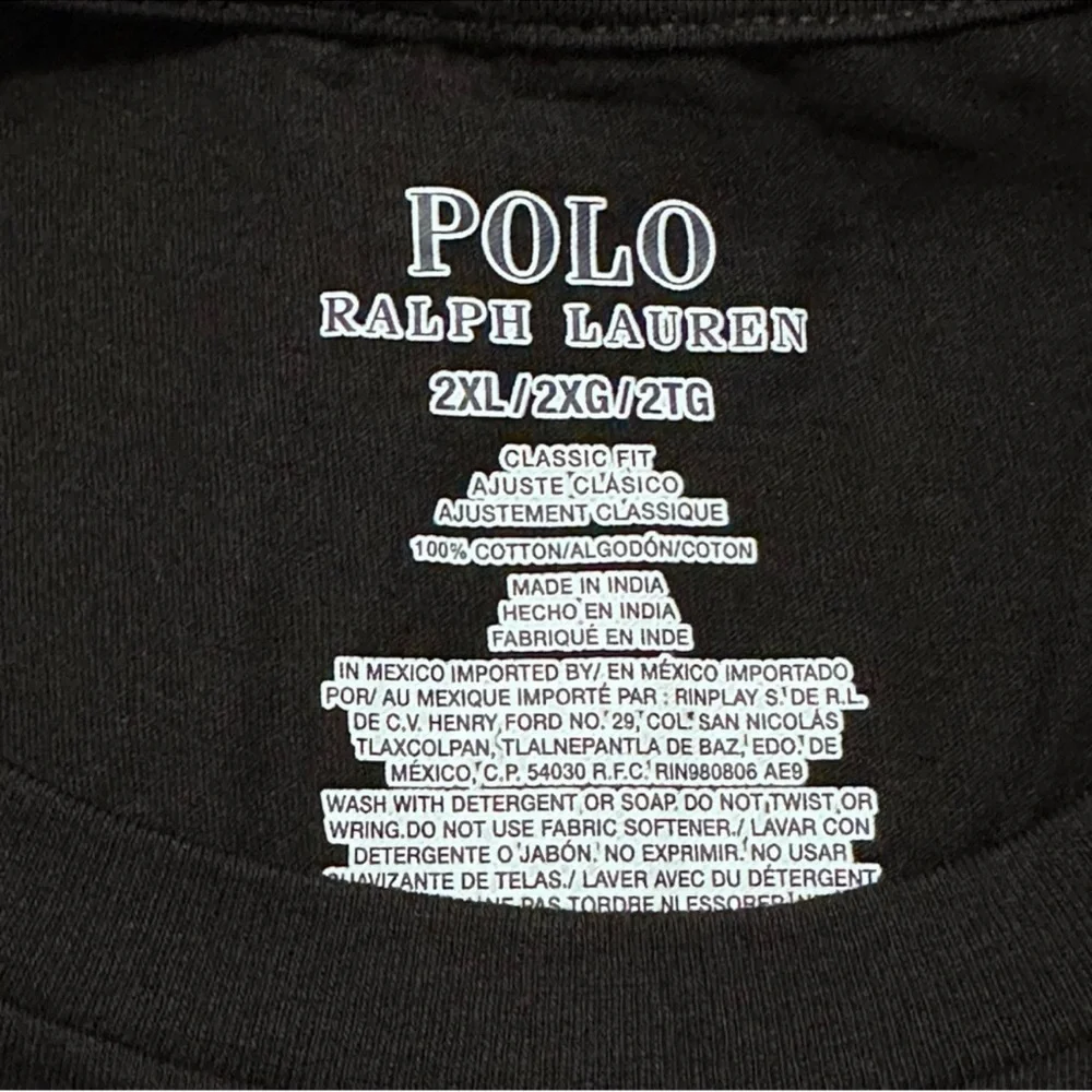 Polo | Undershirt | Polo Logo Embroidered Crewneck Undershirt